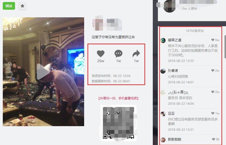 視頻發布情況