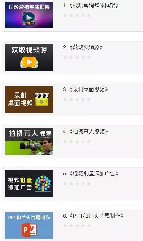 視頻營銷課程