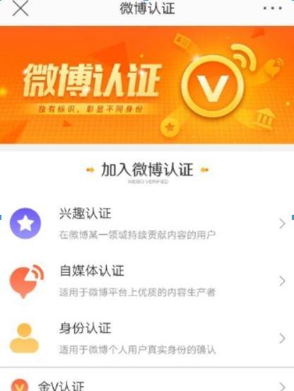 微博認證